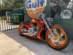 WAYNES CITRUS CYCLES FULL CUSTOM VROD FLORAL CITY FLORIDA 2 YEARS IN THE MAKING